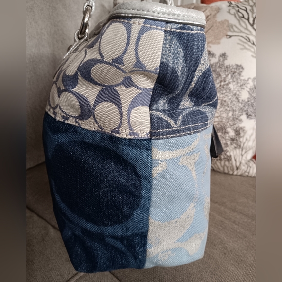 Coach Bags Coach Poppy Denim Patchwork Tote Poshmark